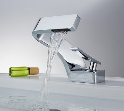 Everest Curved Faucet - Modern Brass Design with Easy Operation for Elegant Kitchens and Bathrooms 1