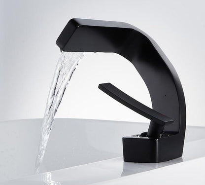 Everest Curved Faucet - Modern Brass Design with Easy Operation for Elegant Kitchens and Bathrooms 13