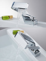 Everest Curved Faucet - Modern Brass Design with Easy Operation for Elegant Kitchens and Bathrooms 6