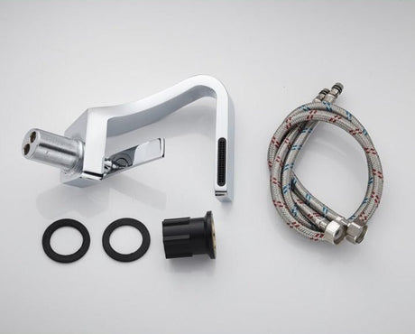 Everest Curved Faucet - Modern Brass Design with Easy Operation for Elegant Kitchens and Bathrooms 17