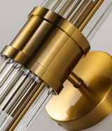 Lustra Crystal Glass Wall Lamp - Elegant Design with Polished Brass Finish for Stylish Illumination 16