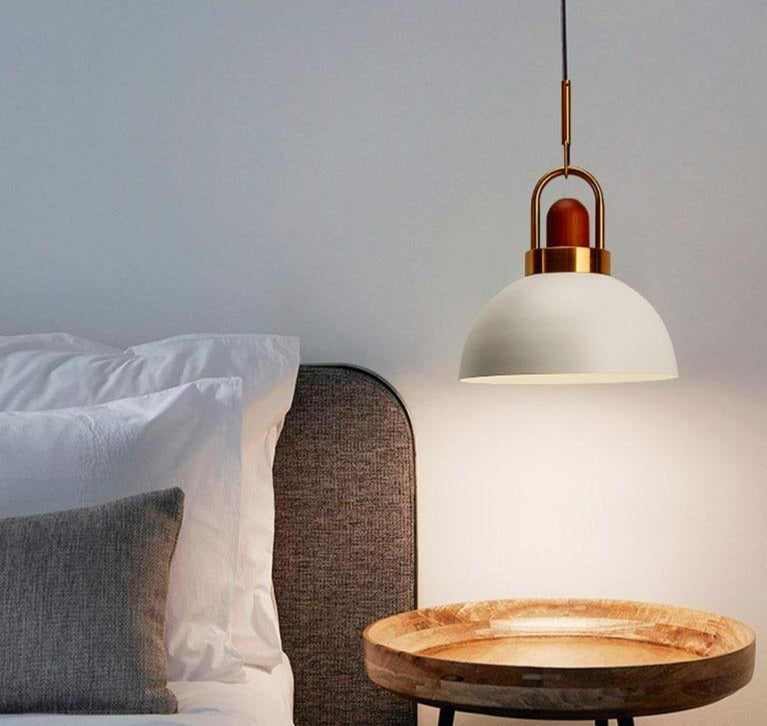 Abbott Modern Nordic Pendant Lighting - Adjustable Aluminum Shade & Brass Base for Stylish Kitchen Illumination 3