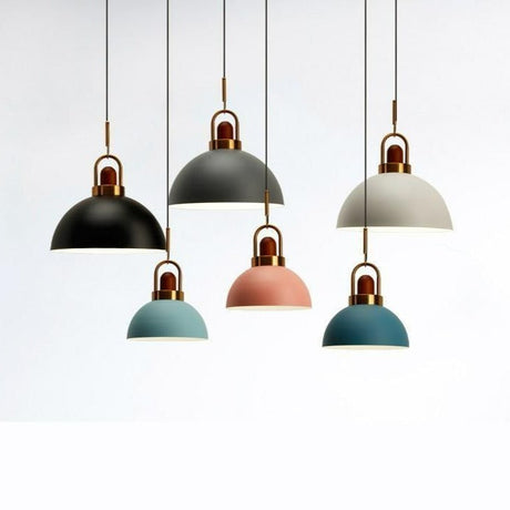 Abbott Modern Nordic Pendant Lighting - Adjustable Aluminum Shade & Brass Base for Stylish Kitchen Illumination 6