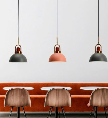 Abbott Modern Nordic Pendant Lighting - Adjustable Aluminum Shade & Brass Base for Stylish Kitchen Illumination 8