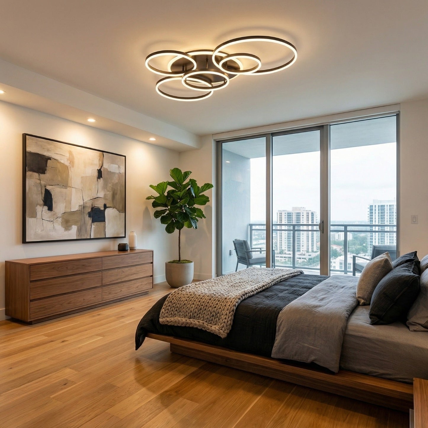 Aroha Halo Ring Ceiling Light