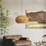 Rattan Outdoor Pendant Light - Waterproof Hanging Lamp with Warm Glow for Cozy Outdoor Spaces 11