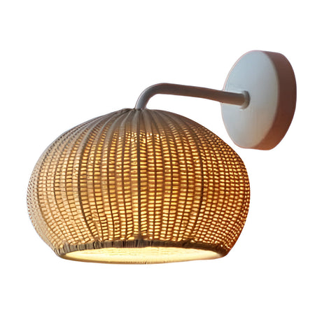 Rattan Outdoor Pendant Light - Waterproof Hanging Lamp with Warm Glow for Cozy Outdoor Spaces 15