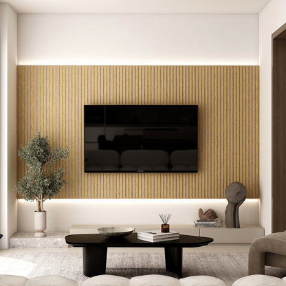 Acoustic Wood Slat Wall Panel - Premium Sound Absorption with Modern Design for Stylish Interiors 15