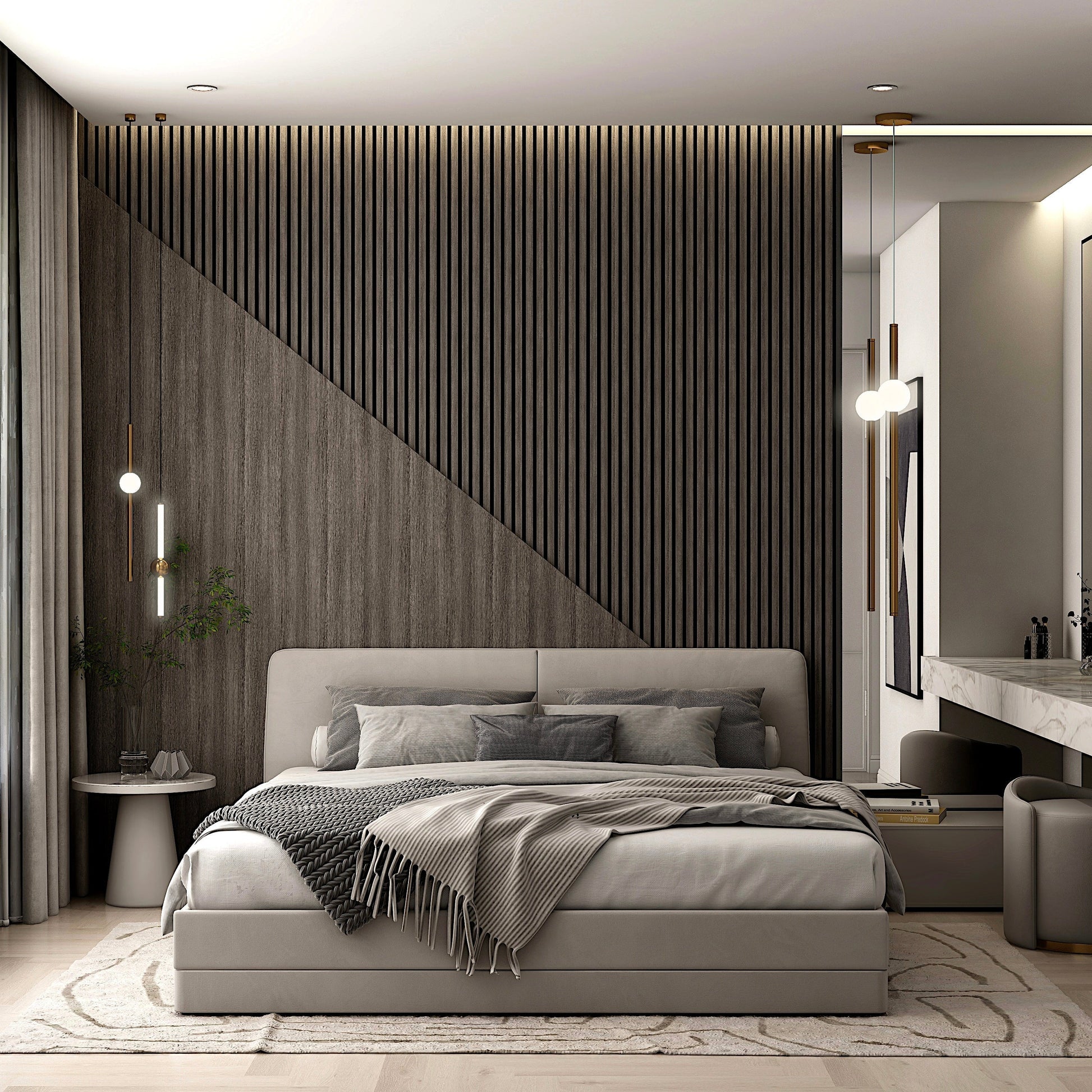 Acoustic Wood Slat Wall Panel - Premium Sound Absorption with Modern Design for Stylish Interiors 17