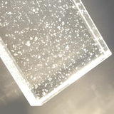 Elegant Seeded Glass Outdoor Wall Lighting - Modern Design with Warm White COB LED 11