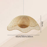 EcoChic Bamboo Pendant Lamp - Handcrafted Natural Lighting for Home Decor 14