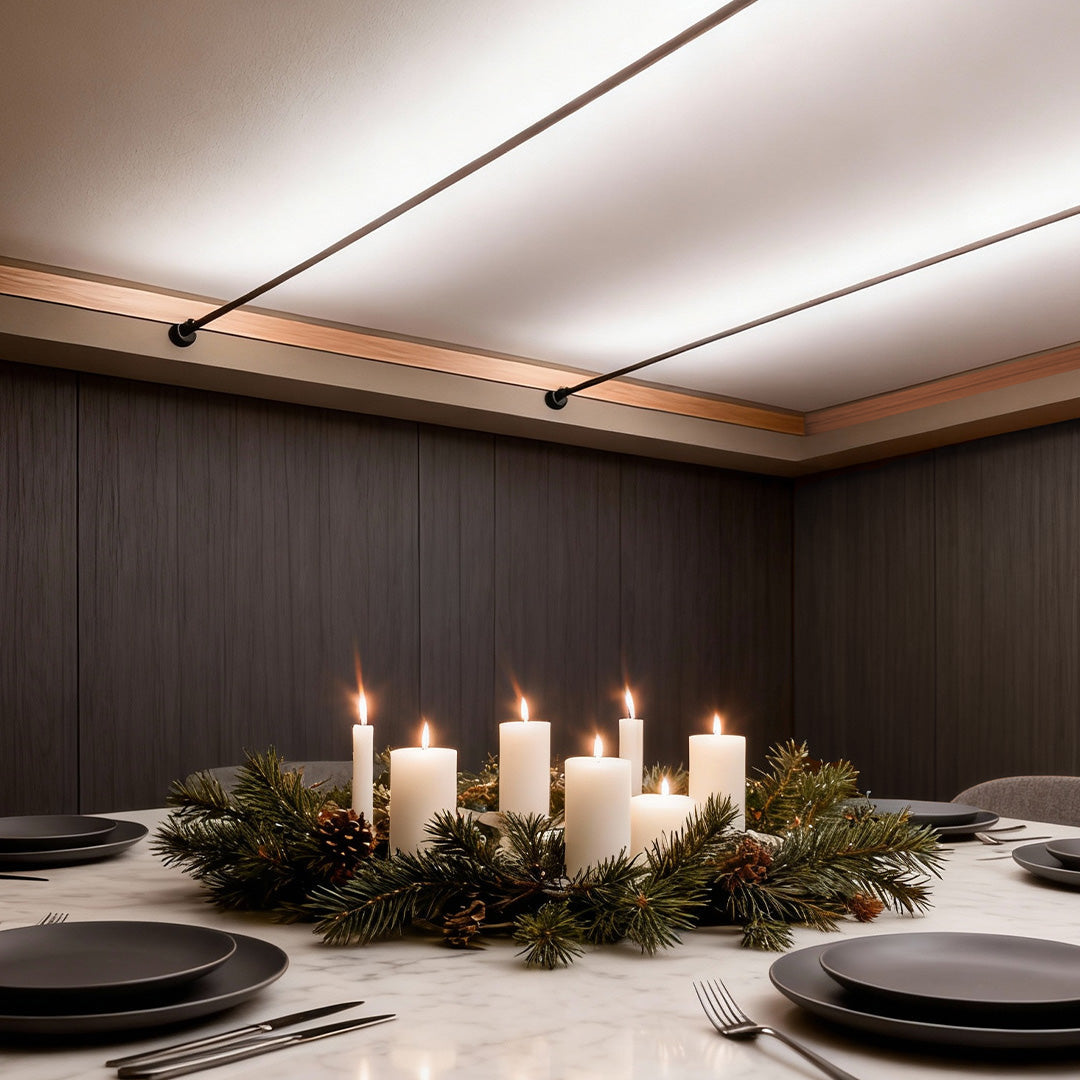 Skyline Ultra-Thin LED Ceiling Light - Adjustable Color Temperature & Rotatable Design for Modern Ambiance 7