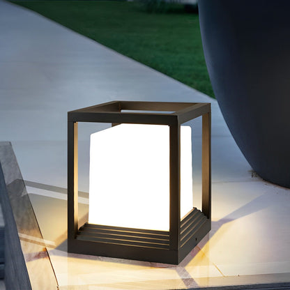 Sleek Garden Pedestal Lights - Waterproof LED Lighting with Dual Power Options for Modern Outdoor Spaces 3