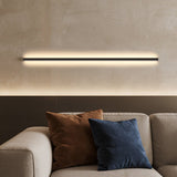 Modern Linear Wall Sconce - Black Aluminum Lighting with Dimmable LED & Eye-Care Design for Versatile Ambient Illumination 14