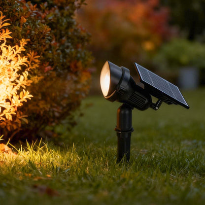 Luminara Adjustable Solar Spot Lights - RGB Multi-Color Outdoor Lighting for Trees and Gardens 11
