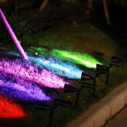 Lumos Solar Powered Spotlights - Waterproof Landscape Light with Dual-Color Modes for Outdoor Illumination 6