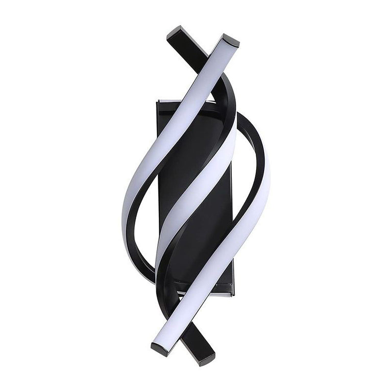 Spiral LED Wall Sconce Lighting - Adjustable Color Temperature & Modern Design for Elegant Ambiance 9
