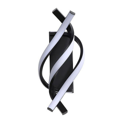 Spiral LED Wall Sconce Lighting - Adjustable Color Temperature & Modern Design for Elegant Ambiance 9