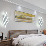 Spiral LED Wall Sconce Lighting - Adjustable Color Temperature & Modern Design for Elegant Ambiance 7