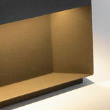 Square Solar Deck Lights - Modern Black LED Outdoor Lighting with Dual Power Options 12