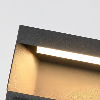 Square Solar Deck Lights - Modern Black LED Outdoor Lighting with Dual Power Options 11