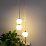 Elegant Glass Pendant Light – Adjustable Chain for Modern Kitchen Lighting 8