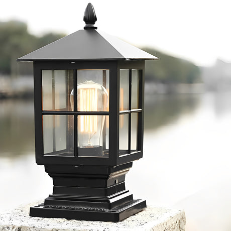 Stone Light Pillar LED Outdoor Light with Dual Power Modes – Waterproof Design for Traditional Spaces 6