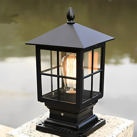 Stone Light Pillar LED Outdoor Light with Dual Power Modes – Waterproof Design for Traditional Spaces 5