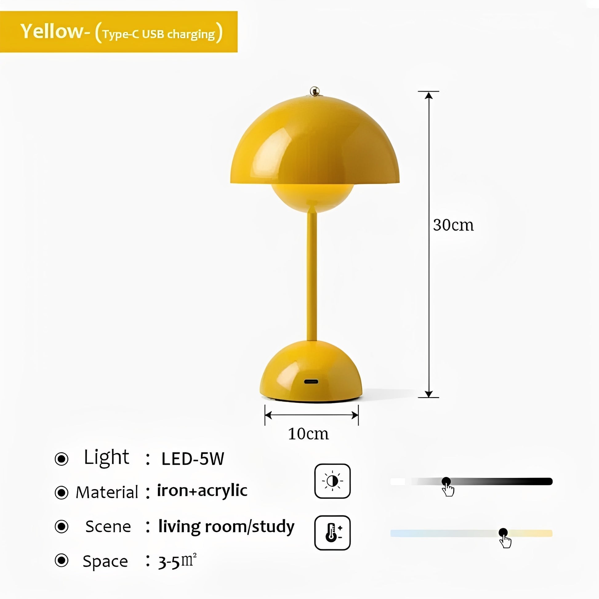 Elegant Wireless Table Lamp – Cordless LED Desk Lamp with Adjustable Brightness for Versatile Lighting 19