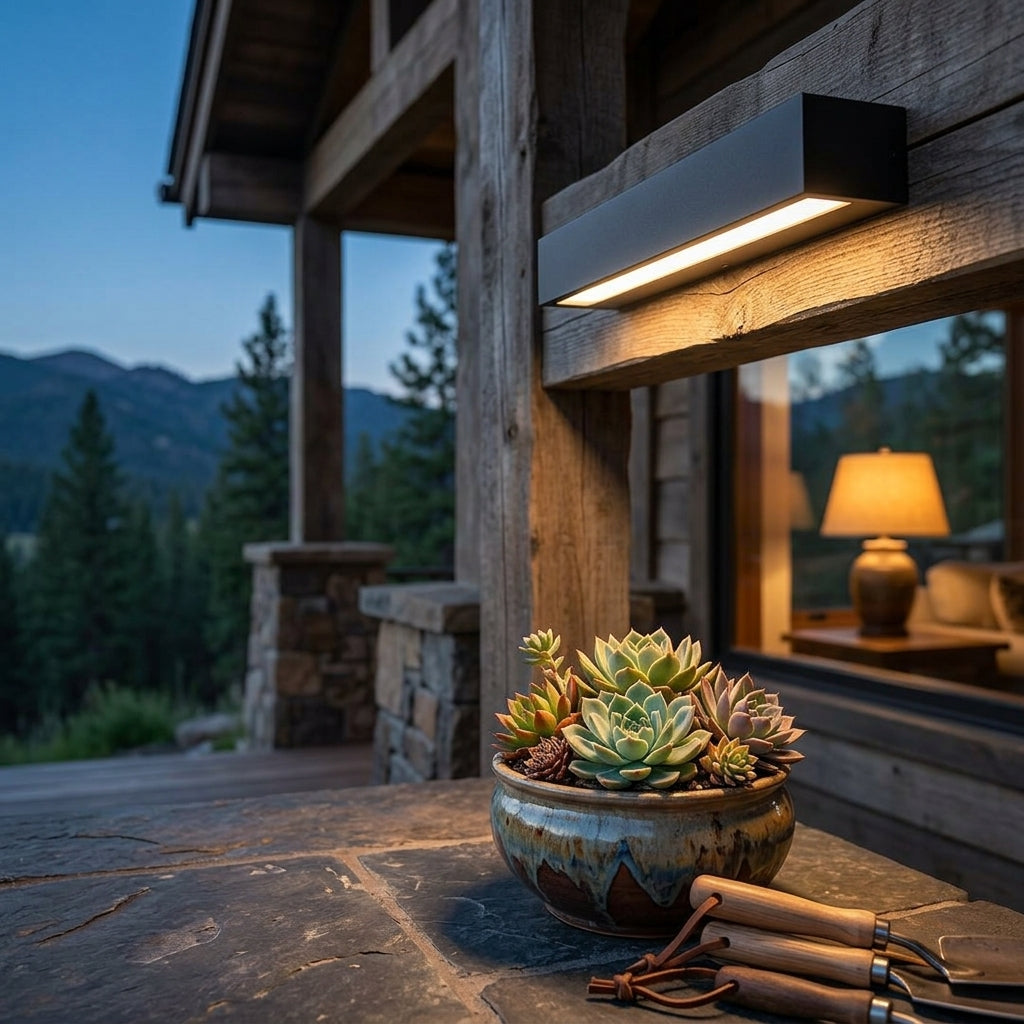 Norvex Outdoor LED Porch Wall Light lifestyle 1