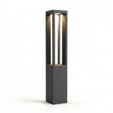 Grova Black 4-Beam LED Garden Bollard Light hero