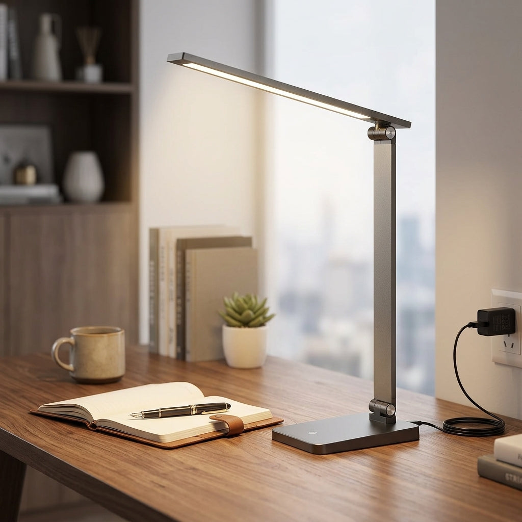 Velara LED Desk Lamp Dimmable USB lifestyle 1