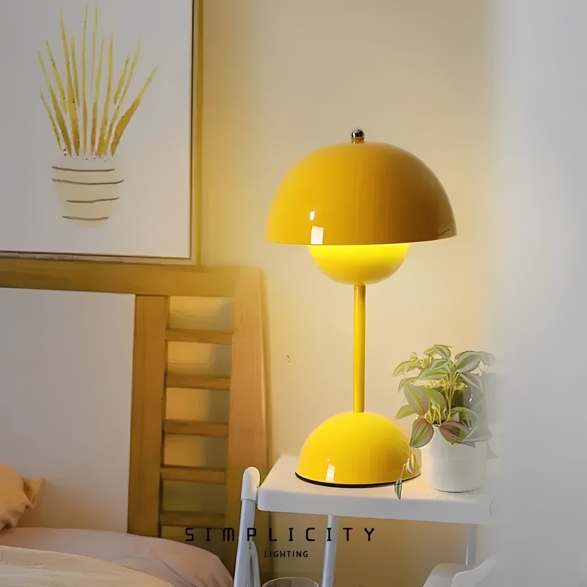 Elegant Wireless Table Lamp – Cordless LED Desk Lamp with Adjustable Brightness for Versatile Lighting 10