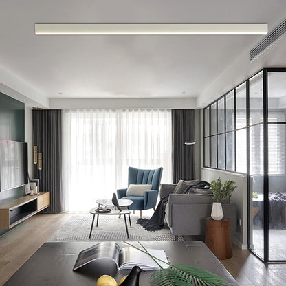 Minimalist LED Ceiling Light - Remote Dimming & Adjustable Length for Versatile Indoor Illumination 6