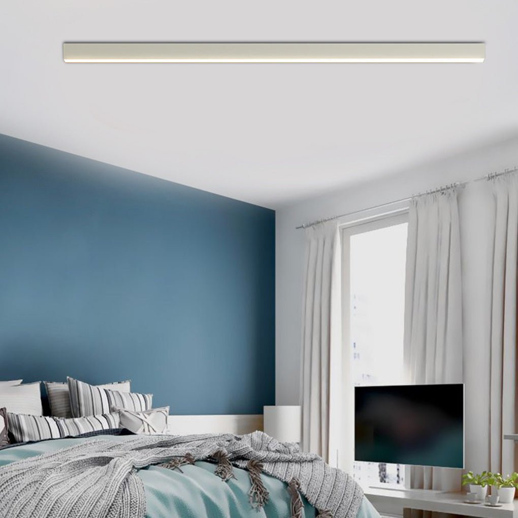 Minimalist LED Ceiling Light - Remote Dimming & Adjustable Length for Versatile Indoor Illumination 7