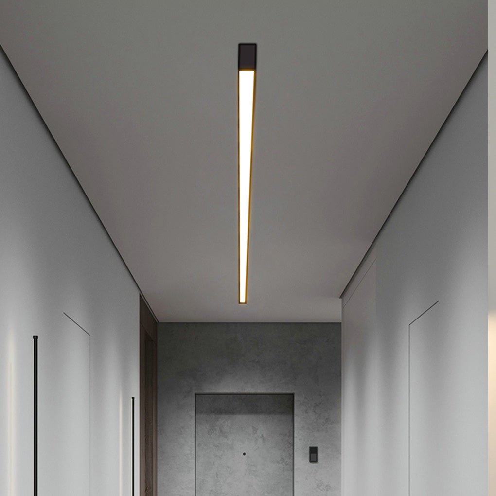 Minimalist LED Ceiling Light - Remote Dimming & Adjustable Length for Versatile Indoor Illumination 9