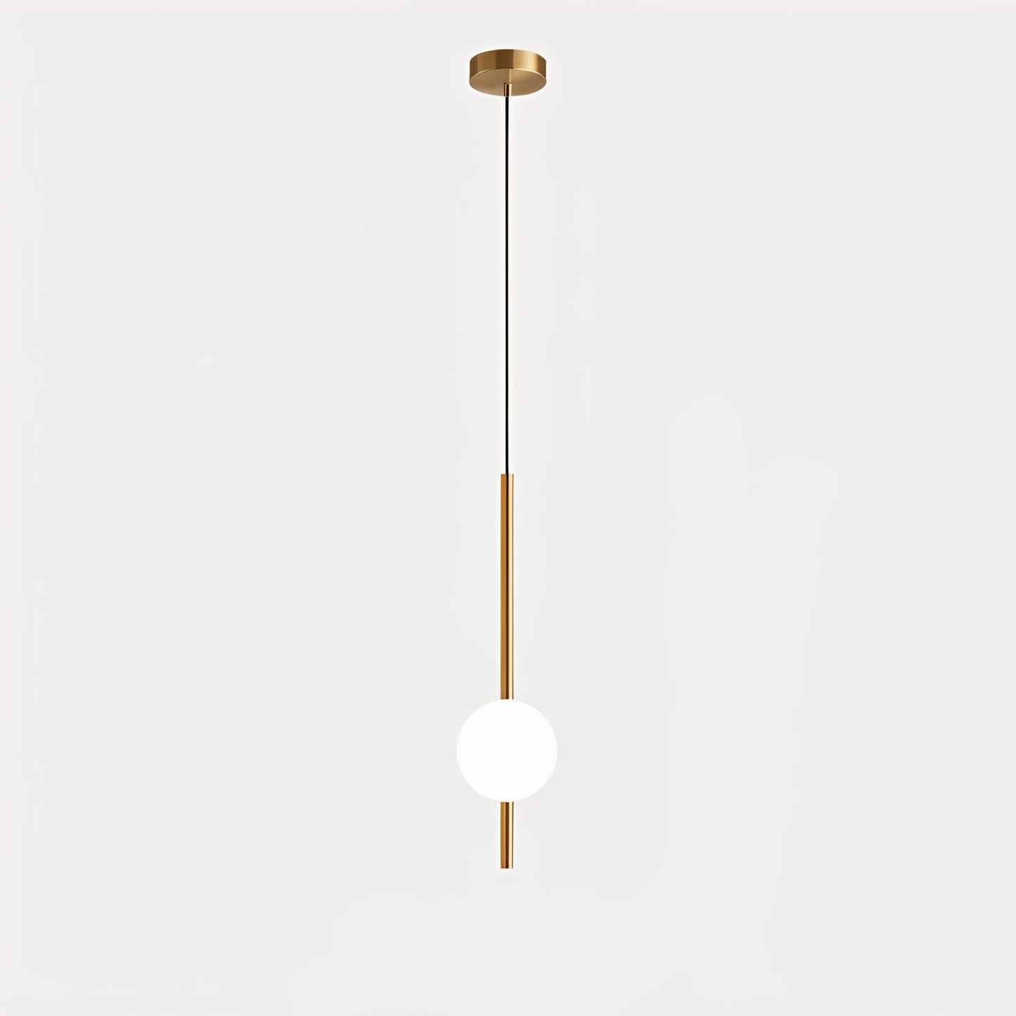 Elegant Glass Pendant Light – Adjustable Chain for Modern Kitchen Lighting 10