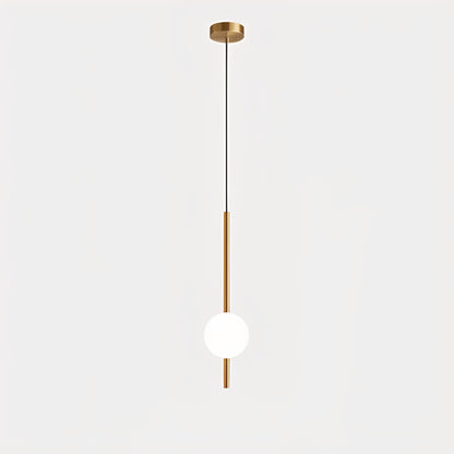 Elegant Glass Pendant Light – Adjustable Chain for Modern Kitchen Lighting 10