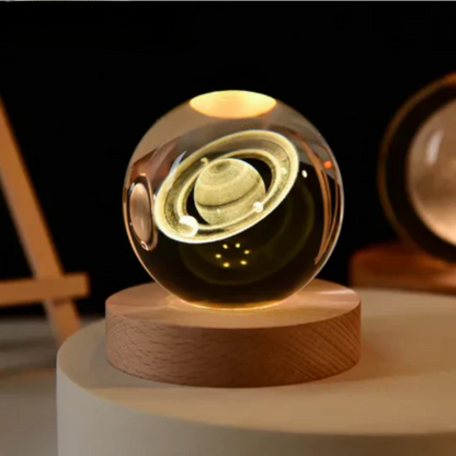 Cosmic Glow – 3D-Engraved Universe Lamp with Soothing Light – Eco-Friendly Home Decor for Relaxation 2