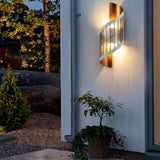 Spiral LED Outdoor Wall Light - Waterproof Dual-Sided Design for Modern Ambiance 8