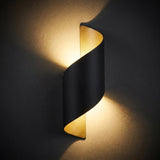 Spiral LED Outdoor Wall Light - Waterproof Dual-Sided Design for Modern Ambiance 1