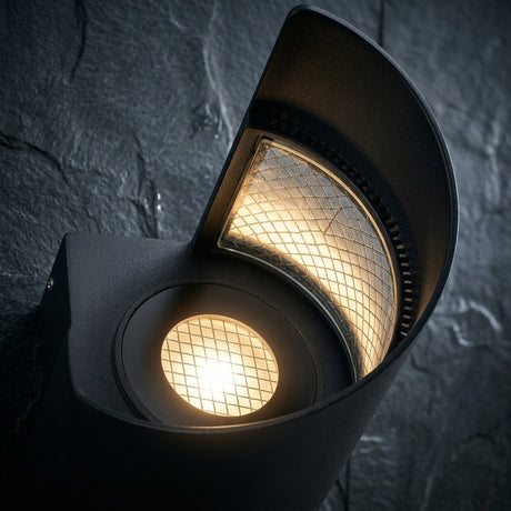 Spiral LED Outdoor Wall Light - Waterproof Dual-Sided Design for Modern Ambiance 11