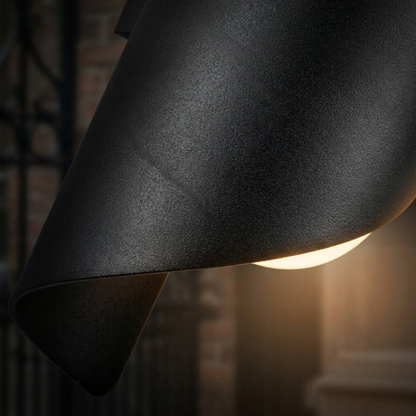 Spiral LED Outdoor Wall Light - Waterproof Dual-Sided Design for Modern Ambiance 12
