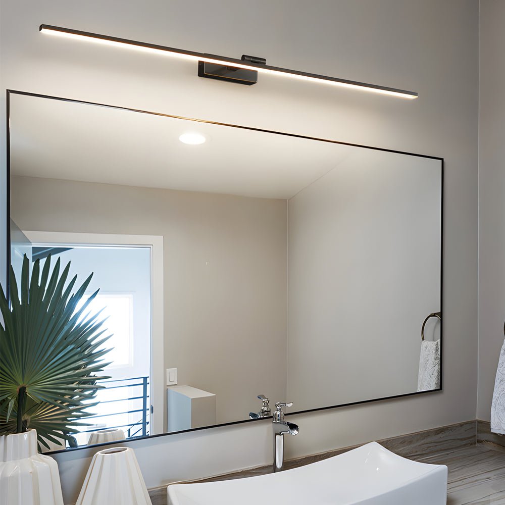 Luminara Rotatable LED Vanity Light Bar - Adjustable Acrylic Shade for Soft Bathroom Lighting 3
