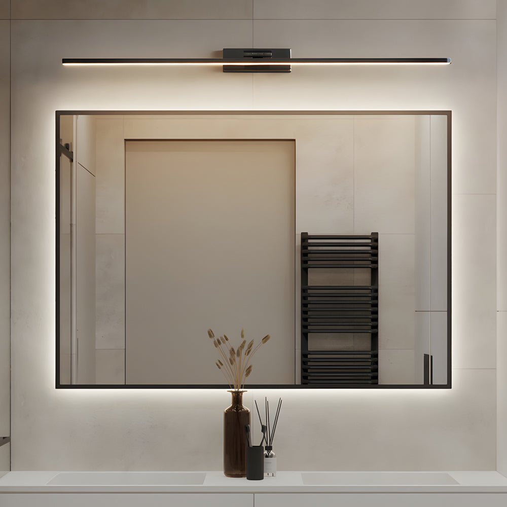 Luminara Rotatable LED Vanity Light Bar - Adjustable Acrylic Shade for Soft Bathroom Lighting 4
