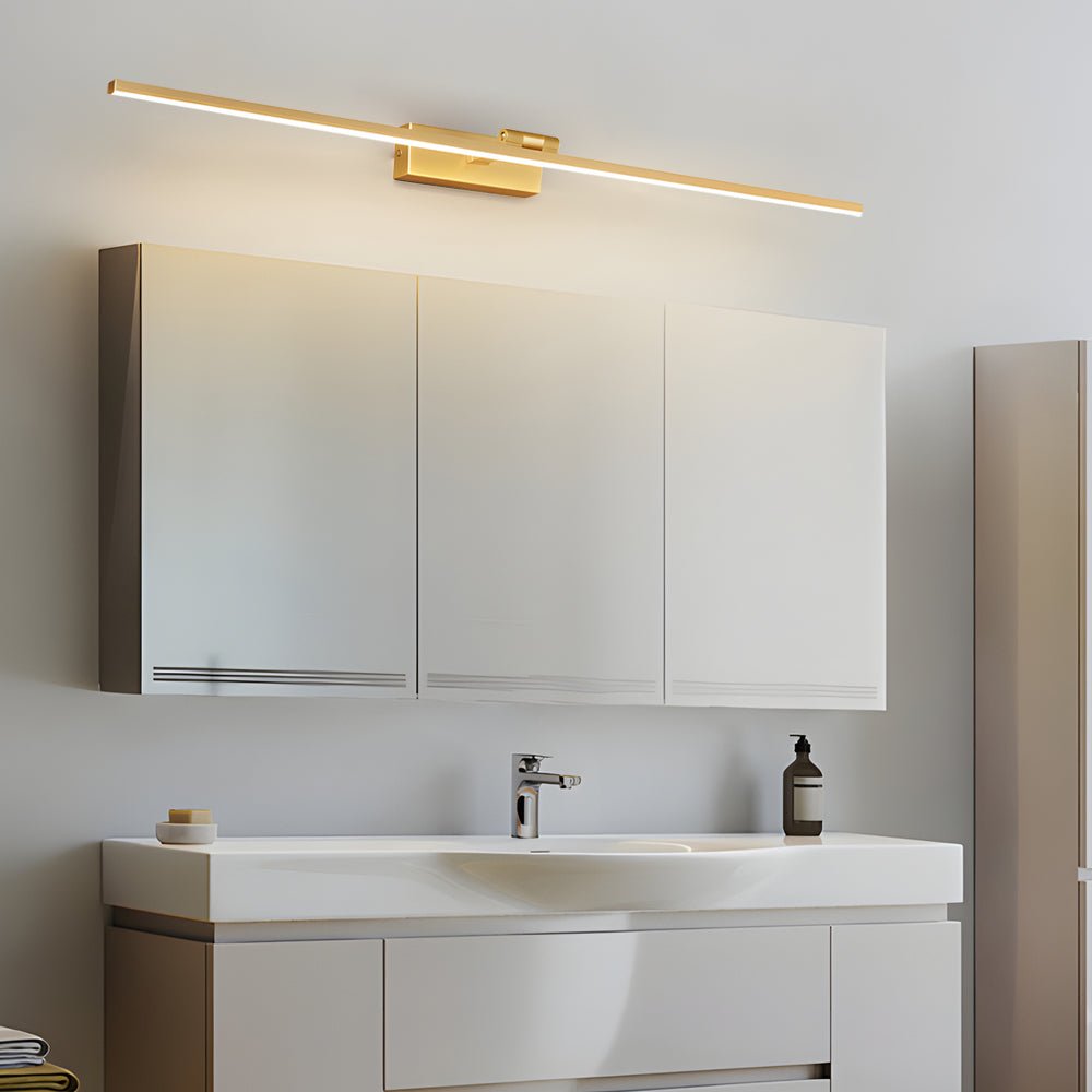 Luminara Rotatable LED Vanity Light Bar - Adjustable Acrylic Shade for Soft Bathroom Lighting 2