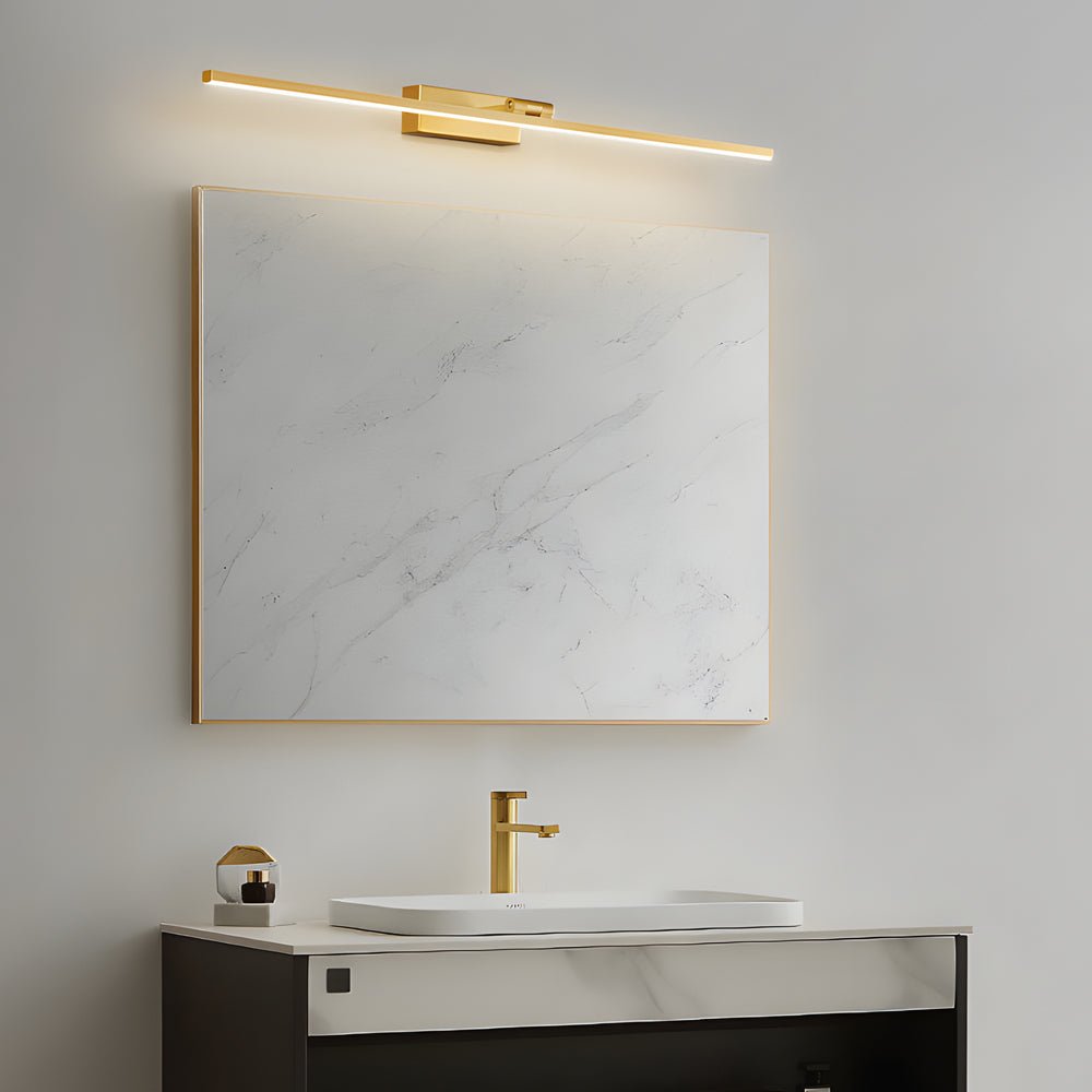 Luminara Rotatable LED Vanity Light Bar - Adjustable Acrylic Shade for Soft Bathroom Lighting 1