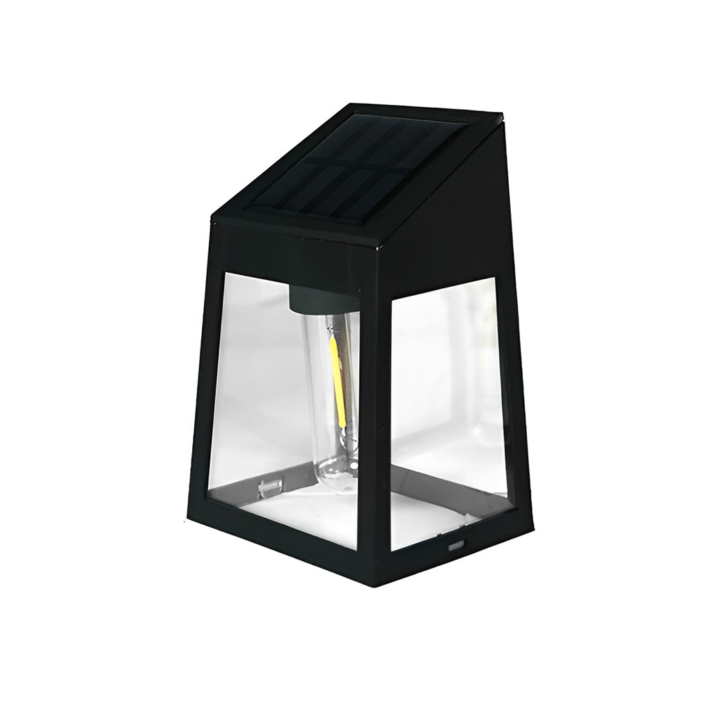 Classic Solar Lantern Wall Light with Motion Sensor - Elegant Design for Outdoor Illumination 13