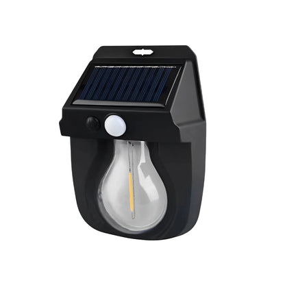 Classic Solar Lantern Wall Light with Motion Sensor - Elegant Design for Outdoor Illumination 14
