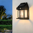 Classic Solar Lantern Wall Light with Motion Sensor - Elegant Design for Outdoor Illumination 1
